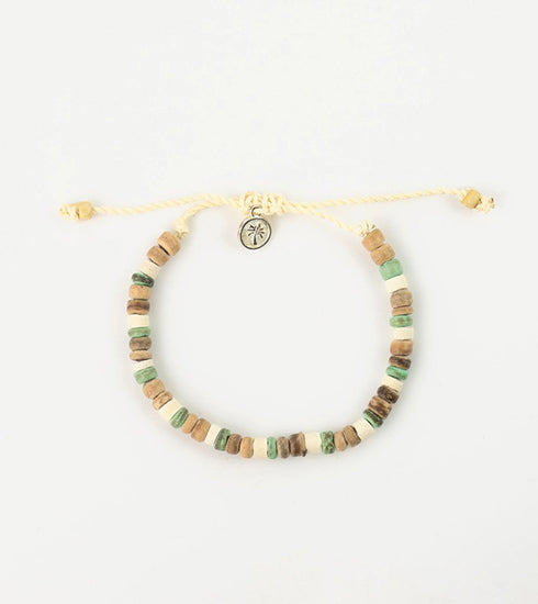 LAUT TURQUOISE & WOOD BEADED