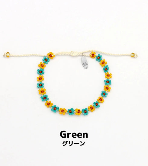 Kelopak Daisy Chain Beaded Bracelet