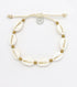 shell and gold bracelet