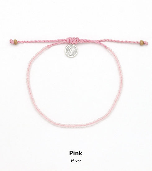 KA'ANAPALI FROSTED GLASS BEADED ANKLET