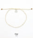 KA'ANAPALI FROSTED GLASS BEADED ANKLET