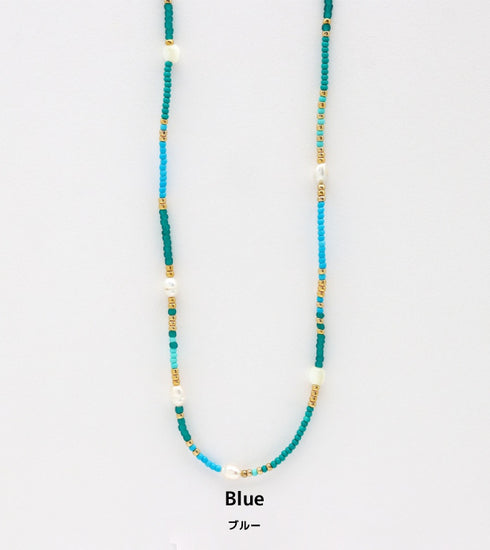 Giada Ombak Pearl Beaded Surf Necklace