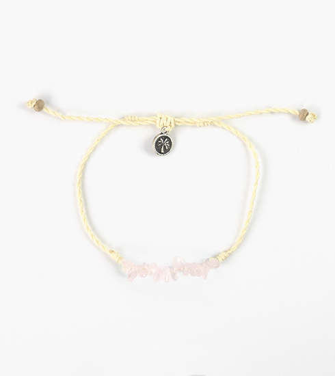LOVE IS HERE NATURAL STONE BRACELET