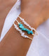 LOVE IS HERE NATURAL STONE BRACELET