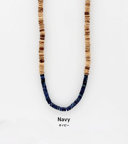 Wood and Shell Necklace