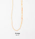 TRIKORA DAINTY BEADED CHOKER NECKLACE