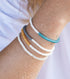 shell and glass beaded bracelet