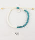 shell and glass beaded bracelet