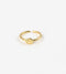Shell Beach Adjustable Ring Gold