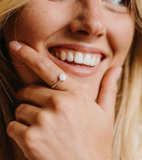 Shell Beach Adjustable Ring