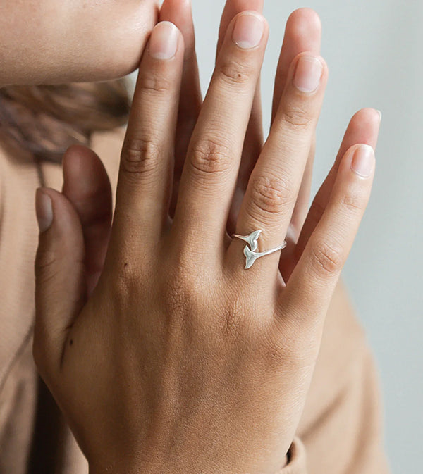 Whale Tail Wrap Ring