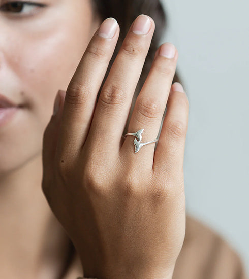 Whale Tail Wrap Ring