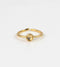 Gemstone Adjustable Ring Gold