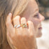 Bocca Feather Ring Gold