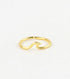Surfer Girl Wave Ring Gold