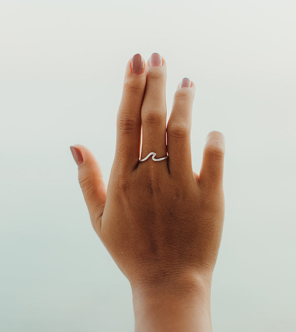 Surfer Girl Wave Ring