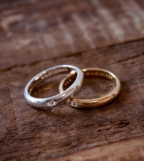 Zirconia Pebble ring gold