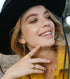 Citrine Pebble ring gold