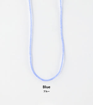 KA'ANAPALI FROSTED GLASS BEADED NECKLACE