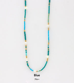 Giada Ombak Pearl Beaded Surf Necklace