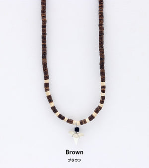 Wood and Teeth Necklace