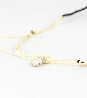 Monochrome Coloured Beads Necklace