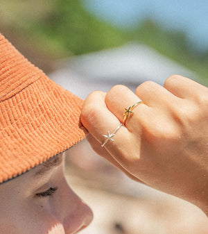 SILADEN STARFISH ADJUSTABLE RING