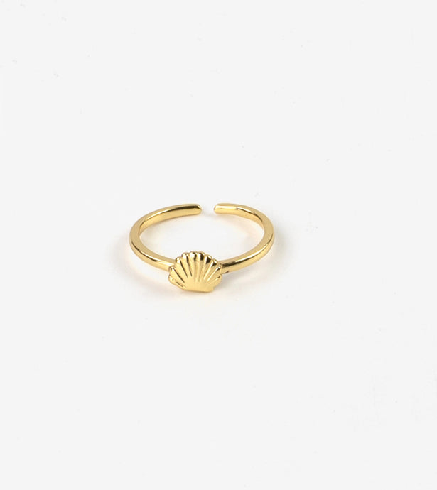 Adjustable Rings Coast Shell Beach Adjustable Ring Gold – TINY PORT WORKS