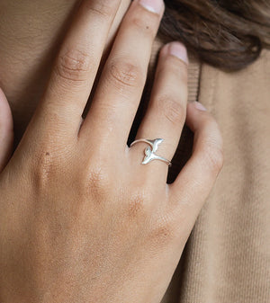 Whale Tail Wrap Ring