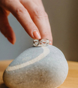 Buyan Wave Ring Silver